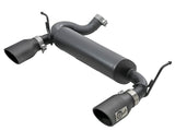 aFe Rebel Series 2.5in 409 SS Axle-Back Exhaust w/ Black Tips 2007+ Jeep Wrangler (JK) V6 3.6L/3.8L | 49-48061-B