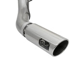 AFE aFe LARGE BORE HD 5in 409-SS DPF-Back Exhaust w/Polished Tip 2017 Ford Diesel Trucks V8 6.7L (td) 49-43090-P