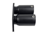 AFE aFe Power Mach Force Xp 4in 304 SS Bolt-On Exhaust Tips Satin Black 14-19 Porsche 911 GT3 3.8L/4.0L 49C36435-B