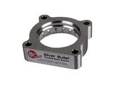 aFe 07-12 Dodge 1500 / 07-12 Dodge Dakota V6 3.7L Silver Bullet Throttle Body Spacer - Silver | 46-32010