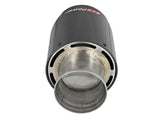 AFE aFe MACH Force-XP 4-1/2in Carbon Fiber OE Replacement Exhaust Tips - 15-19 Dodge Charger/Hellcat 49C32068-C