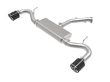 aFe Takeda 2.5in 409 SS Axle-Back Exhaust System Carbon Fiber 18-20 Hyundai Elantra GT L4-1.6L(t) | 49-47016-C