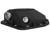 AFE aFe Street Series Rear Differential Cover Black w/Machined Fins 20+ Jeep Gladiator JT (Dana M220) 46-71190B