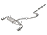 AFE aFe Takeda Exhaust Cat-Back 19-20 Hyundai Veloster N 304SS Polished Dual Tips Exhaust 49-37010-P