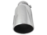 AFE aFe Diesel Exhaust Tip Bolt On Polished 4in Inlet x 6in Outlet x 15in Long 49T40601-P15