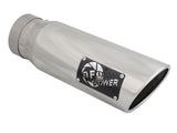 AFE aFe Diesel Exhaust Tip Bolt On Polished 4in Inlex x 5in Outlet x 15in 49T40501-P15