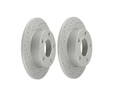 Zimmerman Rear Rotors (Cross-Drilled) | A4 Quattro 97-01 | 8D0615601A