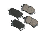 Akebono Brake Pad Set Rear - Audi B8 A4 / A5 / A4, A5 Quattro / Q5 / S4 / Allroad | EUR1018A