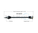 Surtrak Axle Assembly - 6-spd MT (Right) | Mk4 24v VR6 GTI & GLI | 1J0407272MB
