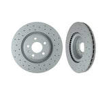 Zimmerman Front Cross Drilled Brake Rotor Set (338X30mm) - Audi / 2.0T Gen3 / B9 / A4 / A5 / Q5 8W0615301AB-ZIMSport-KT