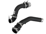 aFe Bladerunner 3in Hot and Cold Side Black Intercooler Tubes 2017 Ford Diesel Trucks V8 6.7L (td) | 46-20314-B