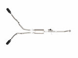 AFE aFe Gemini XV 3in 304 SS Cat-Back Exhaust 2021 Ford F-150 V6 2.7L/3.5L (tt)/V8 5.0L w/ CO Black Tips 49-33129-B