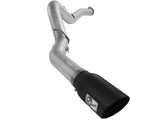 aFe Atlas Exhaust 5in DPF-Back Al Steel 07.5-10 GM Diesel Trucks V8-6.6L (td) LMM (Blk Tip) | 49-04040-B