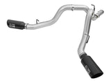 aFe Atlas Exhaust 4in Dual DPF-Back Al Steel w/ Black Tips 16-17 GM Diesel Truck V8-6.6L (td) LML | 49-04080-B
