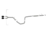 AFE aFe Takeda Exhaust Cat-Back 19-20 Hyundai Veloster 304SS Black Dual Tips Exhaust 49-37011-B
