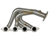 AFE aFe Twisted 304SS Header 2020 Chevy Corvette (C8) 6.2L V8 - Brushed 48-34148-H