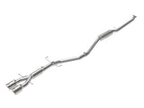 AFE aFe Takeda 2.5in 304SS Cat-Back Exhaust System w/ Polished Tips 17-20 Honda Civic Si Sedan I4 1.5L 49-36619-P
