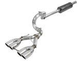 AFE aFe Rebel Series 2.5in. 304 SS C/B Exhaust System 2018 Jeep Wrangler (JL) V6-3.6L - Polished Tip 49-38071-P