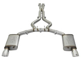 AFE aFe MACHForce XP 3in 304 SS Cat-Back Exhausts w/ Polished Tips 15-17 Ford Mustang GT V8-5.0L/V6-3.7L 49-33072-1P