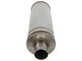 AFE aFe MACH Force-Xp 409 SS Muffler 2.5in Center/Center 18in L x 6in Dia - Round Body 49M00021