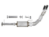 AFE aFe Rebel Series Exht 3in SS Middle Side Exit CB w/ Black Tips 11-14 Ford F150 Ecoboost V6 3.5L (tt) 49-43078-B