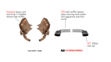 Fabspeed Fabspeed Muffler Bypass Pipes - Porsche 996 GT3 FS.POR.996GT3.MB