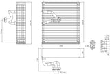 Nissens Air Conditioning Evaporator Core - Volvo 9171713-NIS