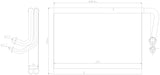 Air Conditioning Evaporator Core - BMW | 64116975553