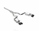 MBRP 18-22 Ford Mustang 2.3L Ecoboost 3in Cat-Back Exhaust w/ Quad Carbon Fiber SS Tips - T304 | S72233CF