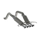 MBRP 14-19 Chevy Corvette V8 6.2L 3in T304 Dual Cat Back w/ 4in Quad Dual Wall Tips | S7030304