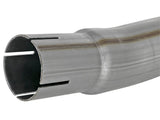 AFE aFe Twisted Steel 2in Stainless Steel Loop Delete Down-Pipe 2018+ Jeep Wrangler (JL) V6 3.6L 48-48024