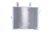 Nissens Air Conditioning Condenser - BMW 64531371843-NIS