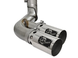 aFe Victory Series 4in 409-SS DPF-Back Exhaust w/ Dual Polished Tips 2017 GM Duramax V8-6.6L(td) L5P | 49-44089-P