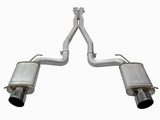 AFE aFe Mach Force-Xp 3in CB Stainless Steel Dual Exhaust System w/ Black Tips 09-15 Cadillac CTS-V 49-34063-B