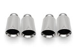 Fabspeed Quad Style Polished Tips - Porsche 958 Cayenne S/GTS | FS.POR.958V8.QDTP