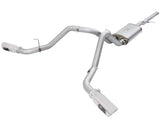 AFE aFe Mach Force-XP Exhaust 3in Cat-Back SS 14-15 GM 1500 Trucks 4.3L/5.3L Dual Split w/ Polished Tip 49-44057-P