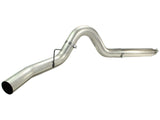 aFe MACHForce XP 5in DPF-Back Stainless Steel Exh Sys, No tip,Ford Diesel Trucks 08-10 V8-6.4L | 49-43054