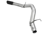 AFE aFe Atlas 5in DPF-Back Aluminized Steel Exh Dodge RAM Diesel 13-14 L6-6.7L Mega Cab w/ Black Tip 49-02039-B