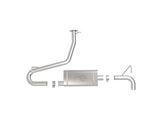 AFE aFe Takeda 2-1/2in 304 SS Axle-Back Exhaust 18-21 Hyundai Kona L4 1.6L (t) 49-37017