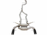 AFE aFe MACHForce XP SS-304 Black Tip 3.0in-2.5in Dia Cat Back Exhaust 11-13 BMW 335i (E90/E92) 3.0L 49-36328-B