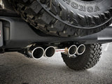 AFE aFe Rebel Series 2.5in. 304 SS C/B Exhaust System 2018 Jeep Wrangler (JL) V6-3.6L - Polished Tip 49-38071-P