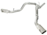 AFE aFe MachForce XP Exhaust 4inch DP-Back All SS 2011-14 GM Diesel Trucks V8-6.6L LML Polished 49-44043-P