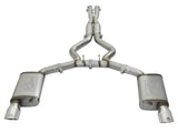 AFE aFe MACHForce XP 3in Sport Tone Cat-Back Exhausts w/ Polished Tips 15-17 Ford Mustang V6/V8 49-33087-P