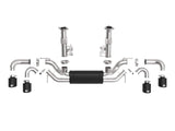 AFE aFe MACH Force-Xp 2-1/2in 304SS Cat-Back 2020 Chevy Corvette (C8) 6.2L - Black Tip 49-34127-B