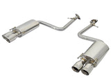 AFE aFe Takeda 16-17 Lexus RC 200T 2.0L (t) 2in. SS Axle-Back Exhaust System w/Polished Tips 49-36037-P
