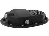AFE aFe Pro Series AAM 9.5/9.76 Rear Diff Cover Black w/Mach Fins & Oil 14-19 GM Silverado/Sierra 1500 46-71121B