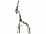 AFE aFe Rebel Series CB 2.5in Dual Center Exit SS Exhaust w/ Polish Tip 07-15 Jeep Wrangler 3.6L/3.8L V6 49-48056-P