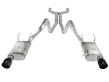 aFe MACHForce XP Cat-Back Exhaust 3in SS w/ Black Tips 11-14 Ford Mustang GT V8 5.0L | 49-43049-B