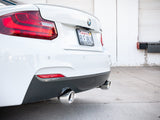AFE aFe MACHForce XP 3in to 2.5in 304 SS Cat-Back Exhaust w/ Polished Tips 14-16 BMW M235i 49-36347-P
