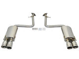 AFE aFe Takeda 16-17 Lexus RC 200T 2.0L (t) 2in. SS Axle-Back Exhaust System w/Polished Tips 49-36037-P
